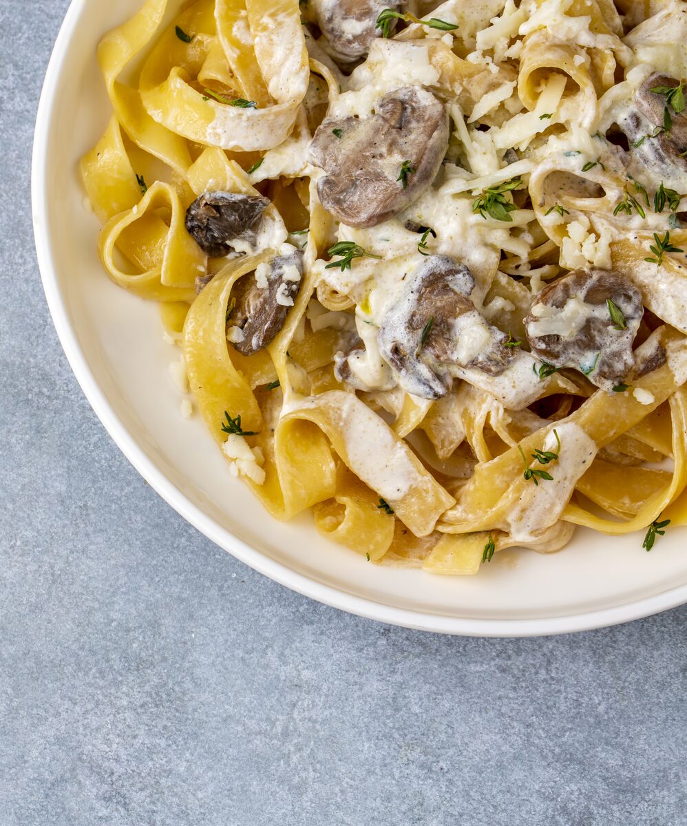 Creamy Mushroom Fettuccine