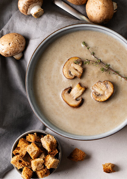 Mushroom Soup with Thyme